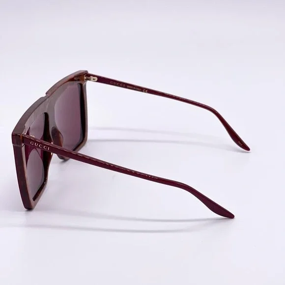 New - Gucci Burgundy New Gg0733s 003 Shield Sunglasses Gucci GG1773S 003 Sunglasses - US main image 4